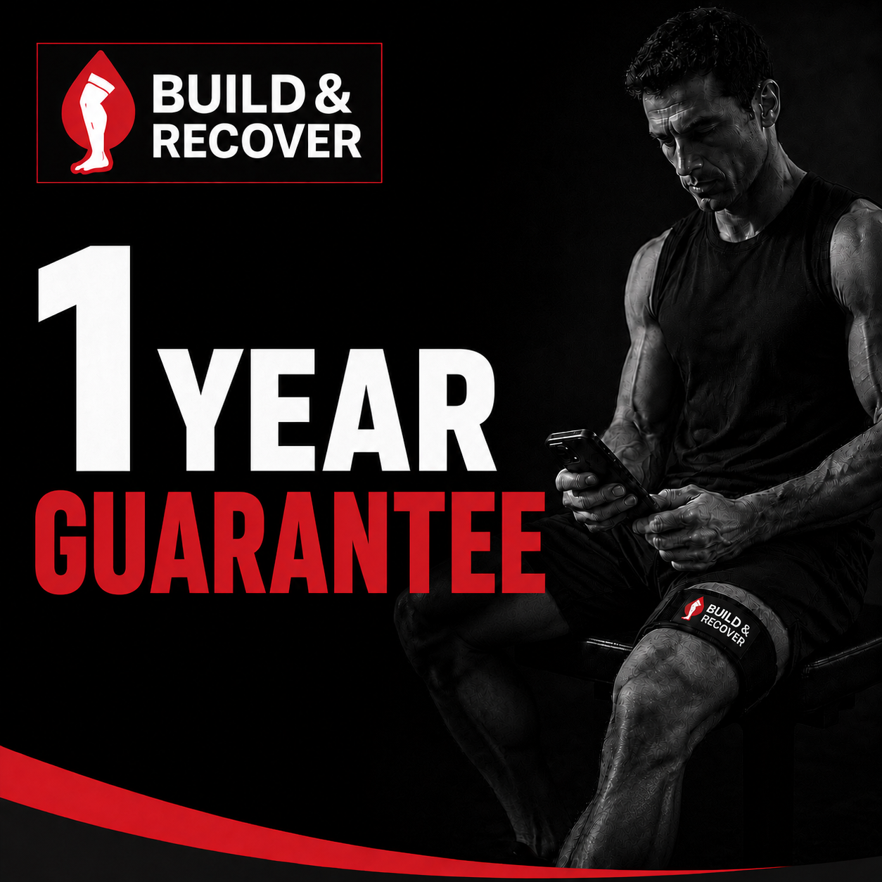 Blood Flow Restriction (BFR) Leg Cuff - Pair