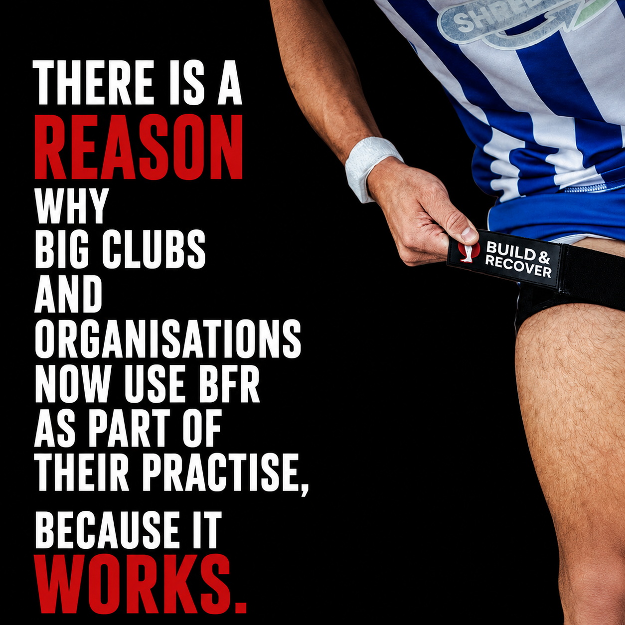 Blood Flow Restriction (BFR) Leg Cuff - Pair