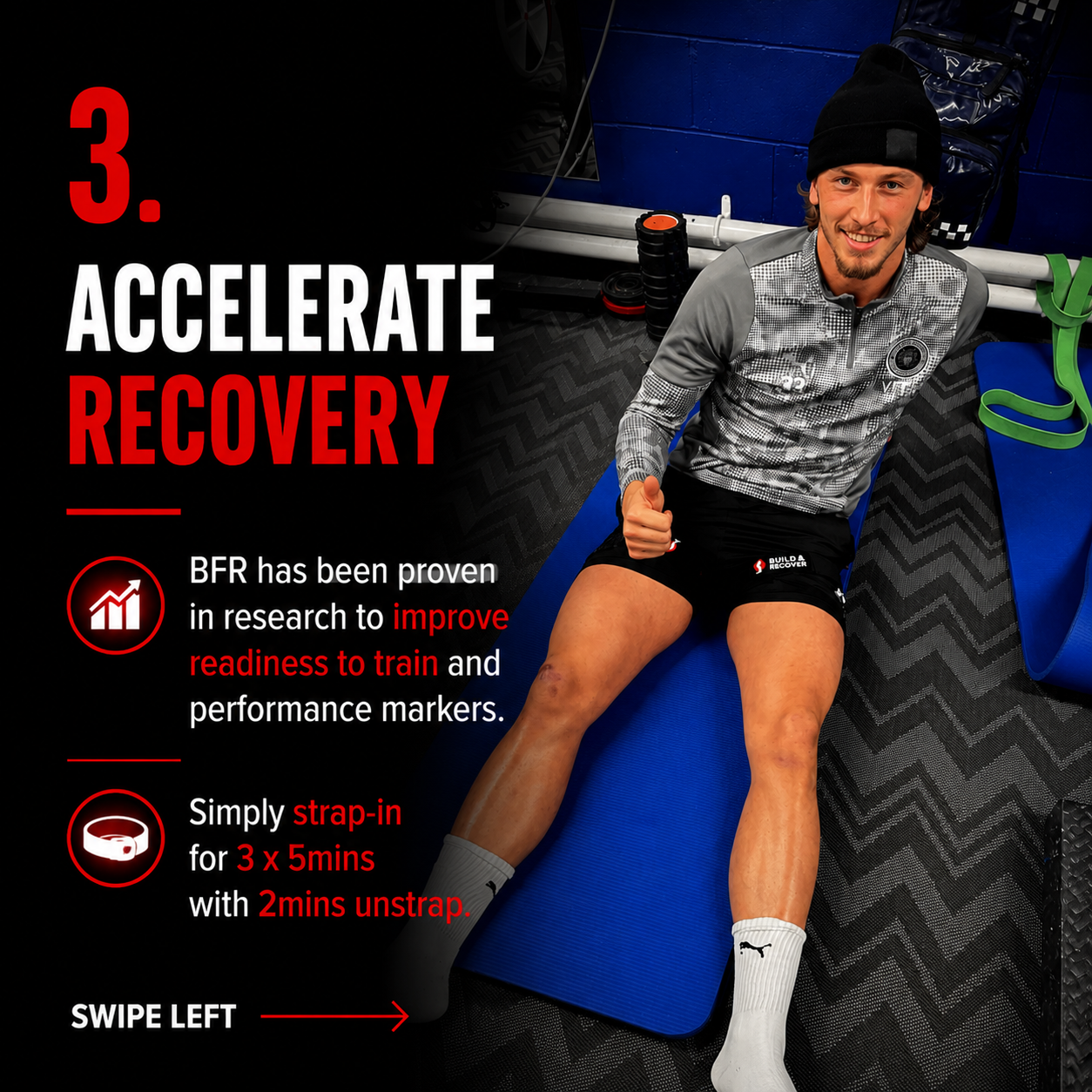 Blood Flow Restriction (BFR) Leg Cuff - Pair