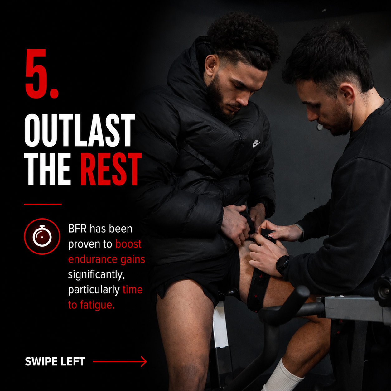 Blood Flow Restriction (BFR) Leg Cuff - Pair